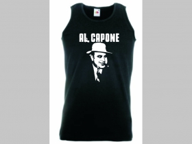 Al Capone čierne tielko 100%bavlna značka Fruit of The Loom